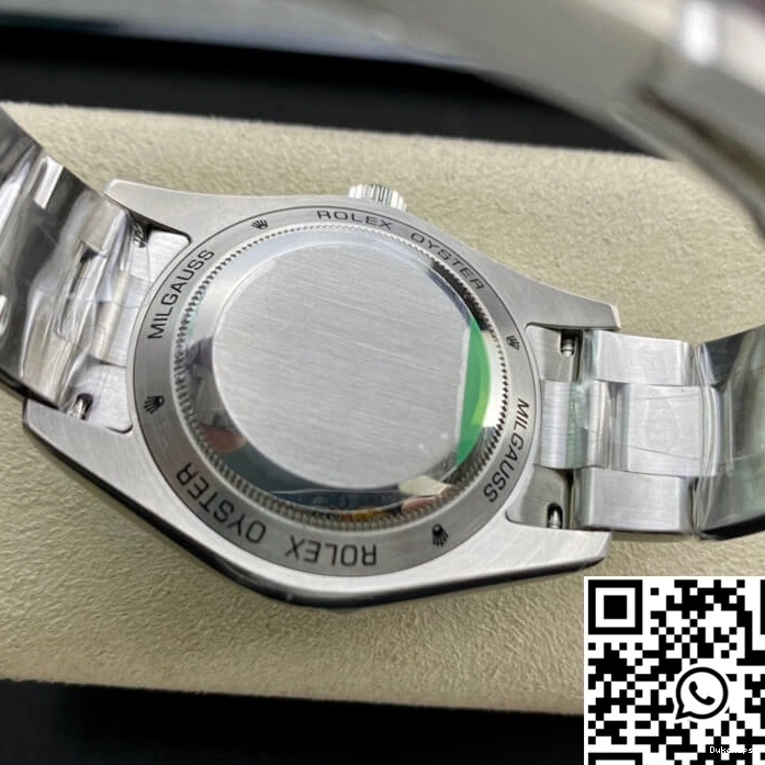 116400GV Black Factory Rolex Milgauss AR Dial 0721